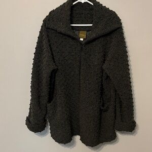Maralyce Ferree Grayish black Textured Women's Jacket